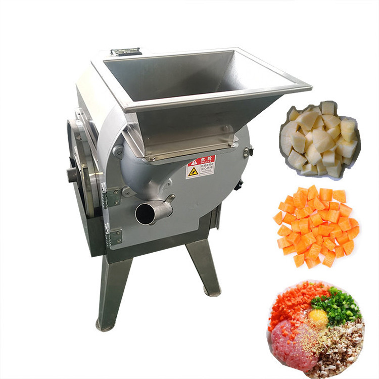 Hot sales fruit vegetable cube cutting machines aloe vera dicing machine commercial vegetable shreds slices machine