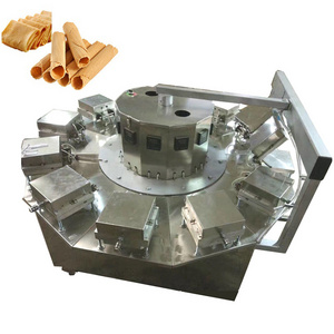 Automatic Egg Roll Making Ice Cream Cone Wafer Biscuit Machine