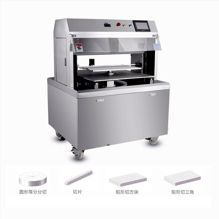 Commercial square cake slicer crouton bread cutting machine