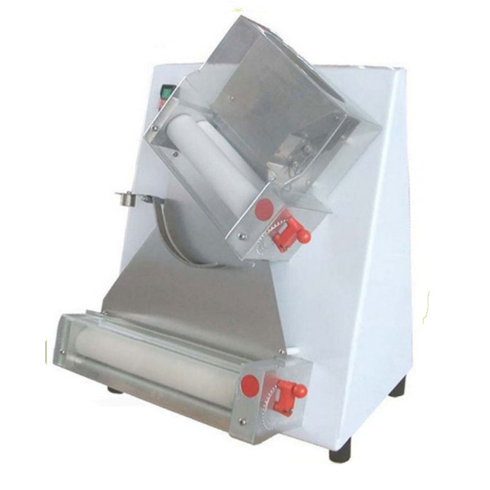 Small dimension high efficiency industrial making big bread molding pizza dough press machine