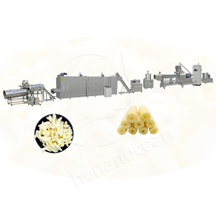 OCEAN Automatic Puff Corn Chip Make Extrude Machine Snack Production Line Mini Puffed Rice Production Machine