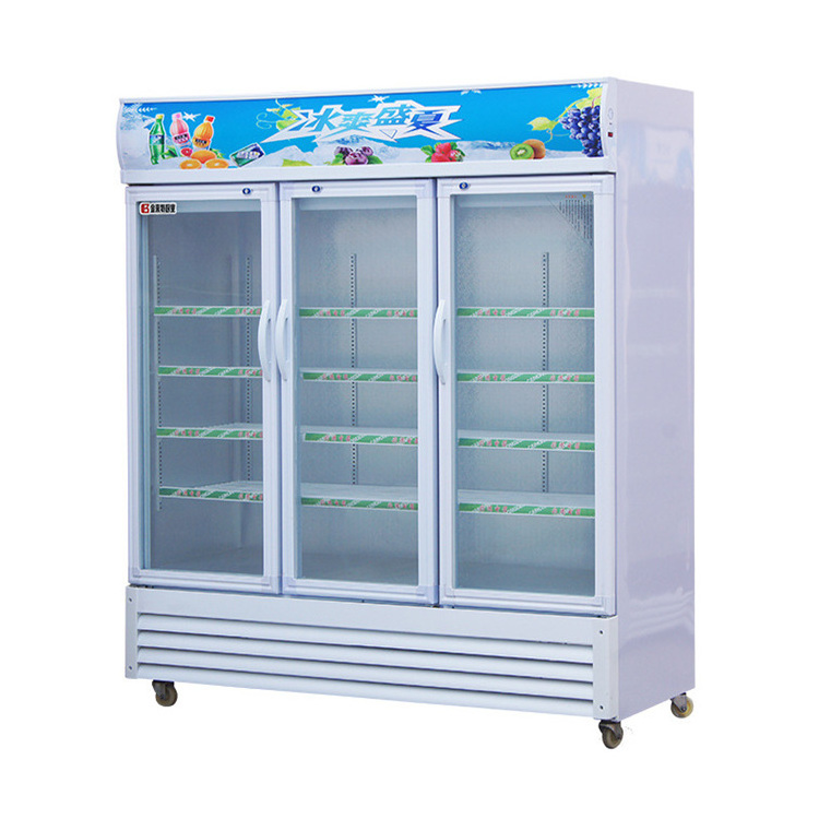 Soft drink cooler stainless steel drink cooler red bull energy drink display cooler