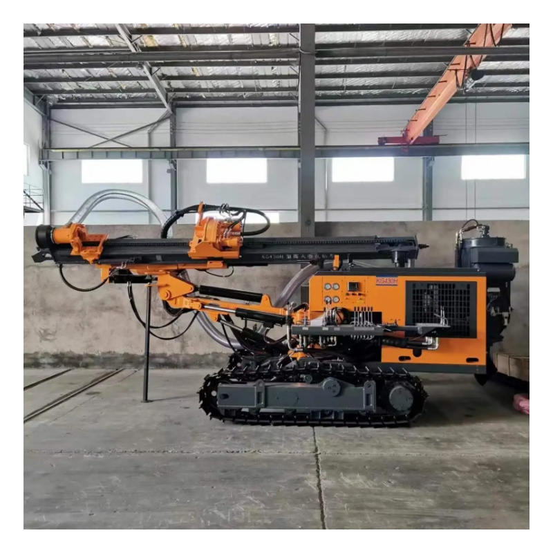 Wholesale Track mounted blast drilling rig KG430H Ground Hole drilling machine for open-pit mine