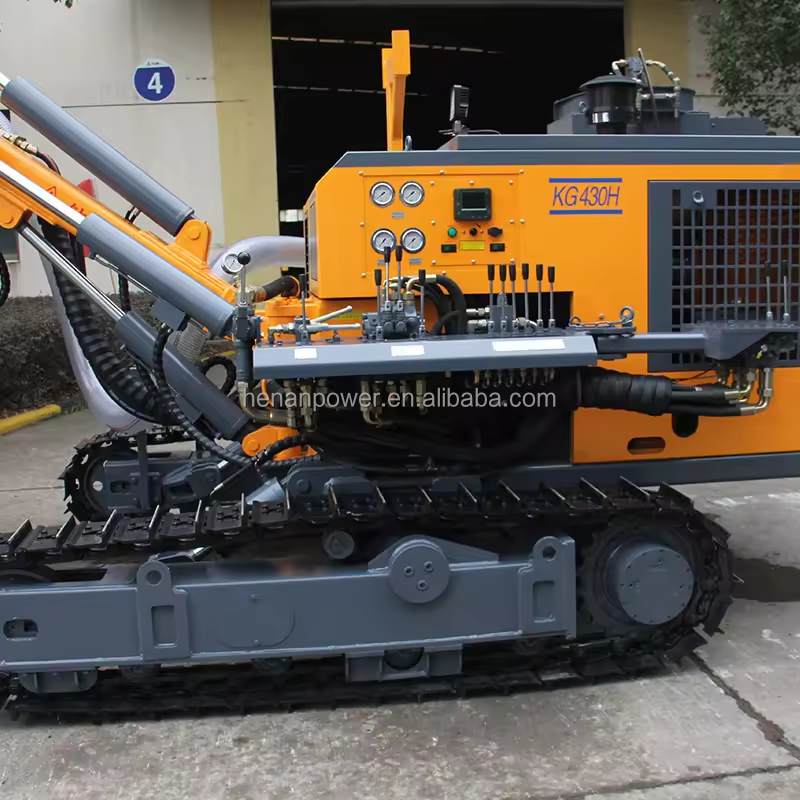 Wholesale Track mounted blast drilling rig KG430H Ground Hole drilling machine for open-pit mine