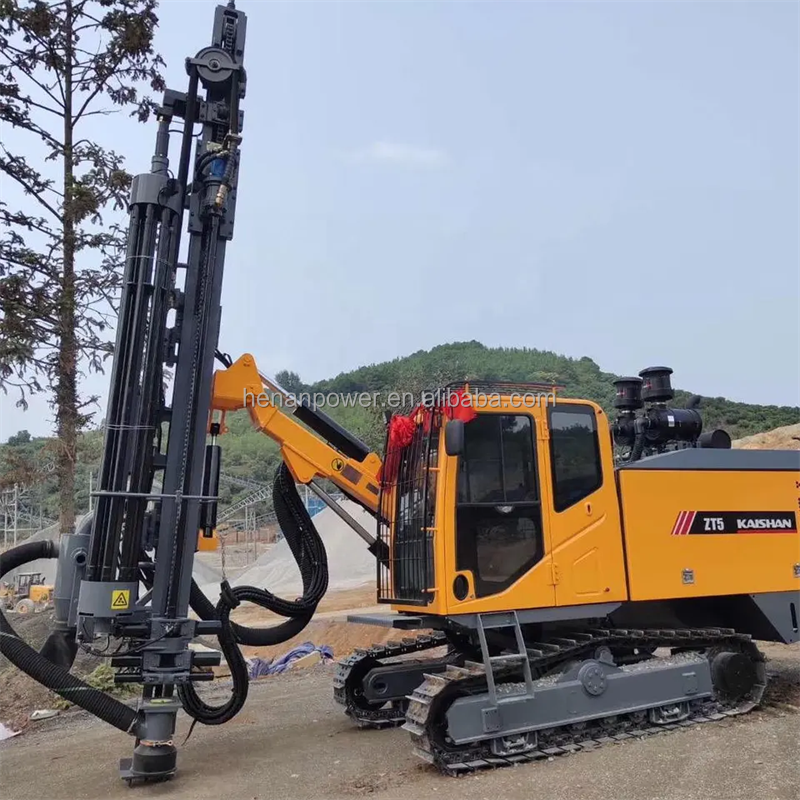 Hot selling integrated drilling rig with cab mining blasting drilling rig hydraulic portable drilling rig