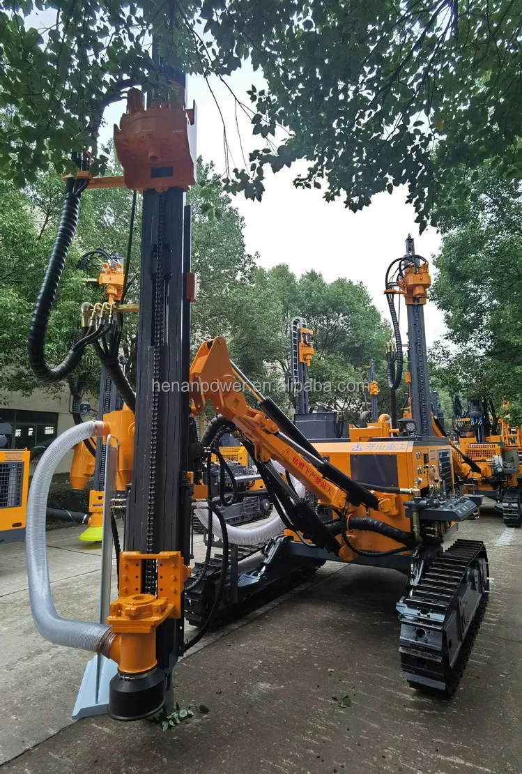 Wholesale Track mounted blast drilling rig KG430H Ground Hole drilling machine for open-pit mine