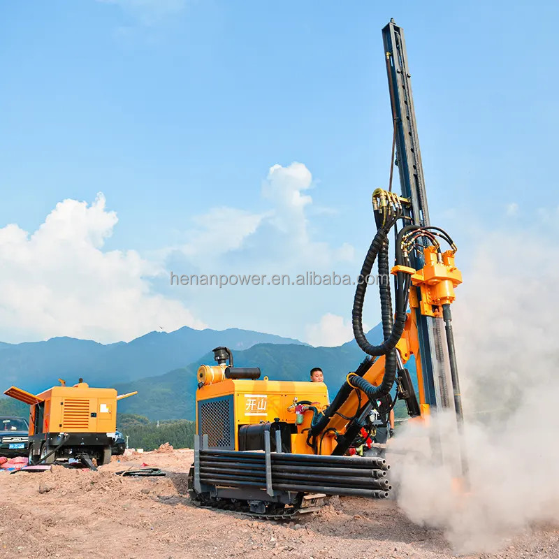 KG520/KG520H Hydraulic borehole drill rig crawler quarry mining machine equipment