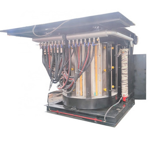 3T induction furnace for melting aluminum scrap