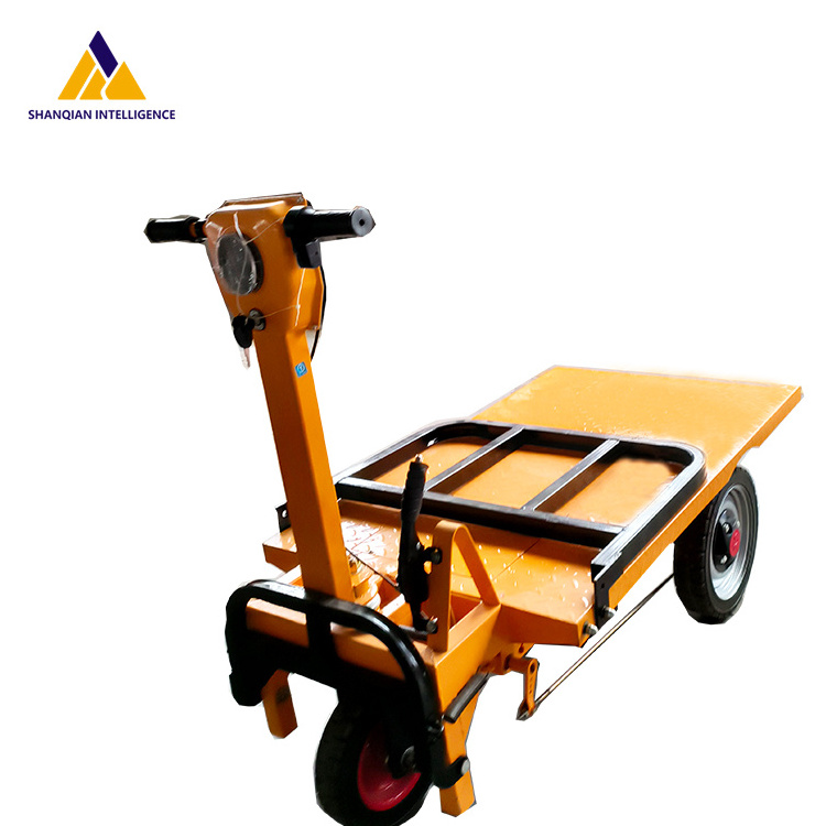 Mini Electric Trolley Dump Truck for Agricultural Storage and Pallet Hand Carts & Trolleys with Standing Drive