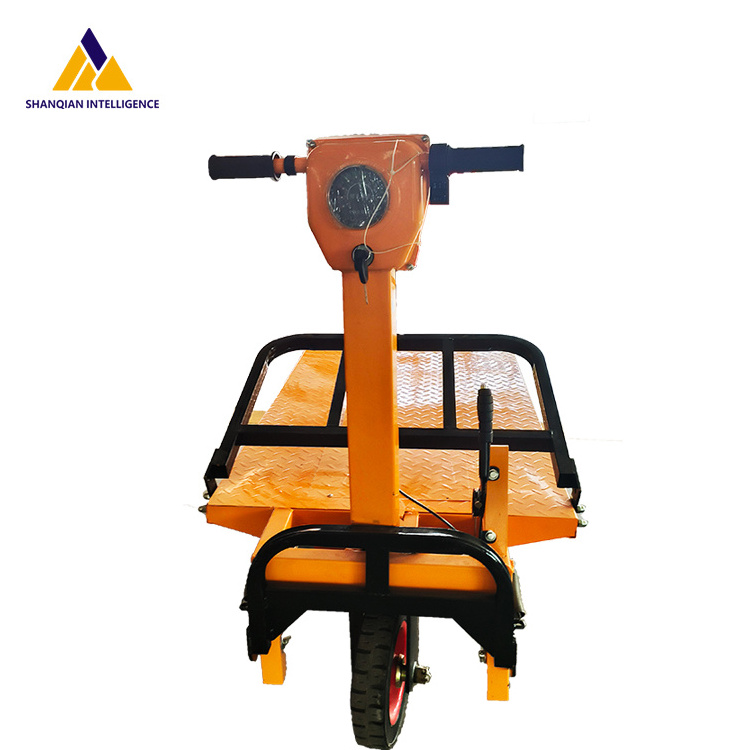 Mini Electric Trolley Dump Truck for Agricultural Storage and Pallet Hand Carts & Trolleys with Standing Drive