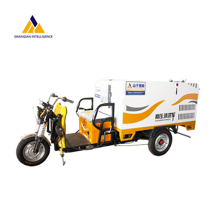 New Product Three Wheel High Pressure Washing Truck Municipal Road Guardrail Cleaning Machine Mobile high pressure washer