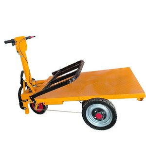 Mini Electric Trolley Dump Truck for Agricultural Storage and Pallet Hand Carts & Trolleys with Standing Drive