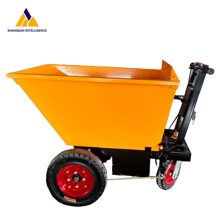 Shanqian Electric engineering vehicle with three wheels Hand Push Cart