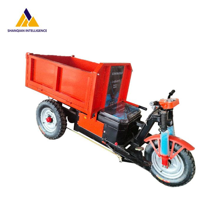 Shanqian 2024 New Product Customized Electric Flatbed Car Mini Loader For Peru Electric Mini Dumper