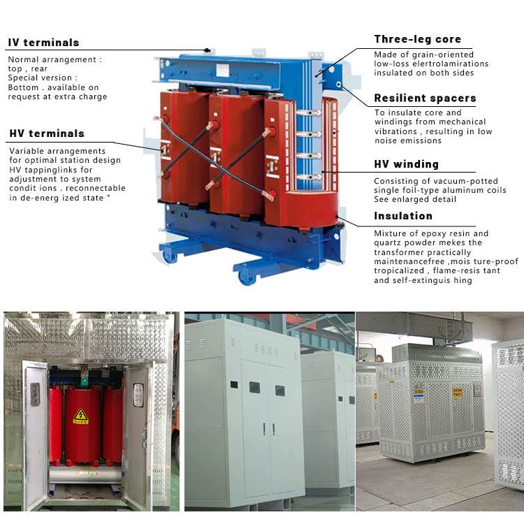 Dry Type Three Phase 15KVA 25KVA Step Down Transformers 415V To 380V To 220V 10 KVA 25 KVA 3 Phase Step up AC Power Transformer