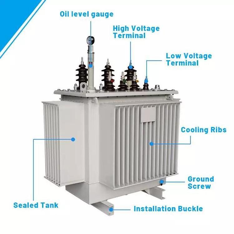 Three phase oil immersed 500 KVA transformer price 35 kV oil immersed transformer