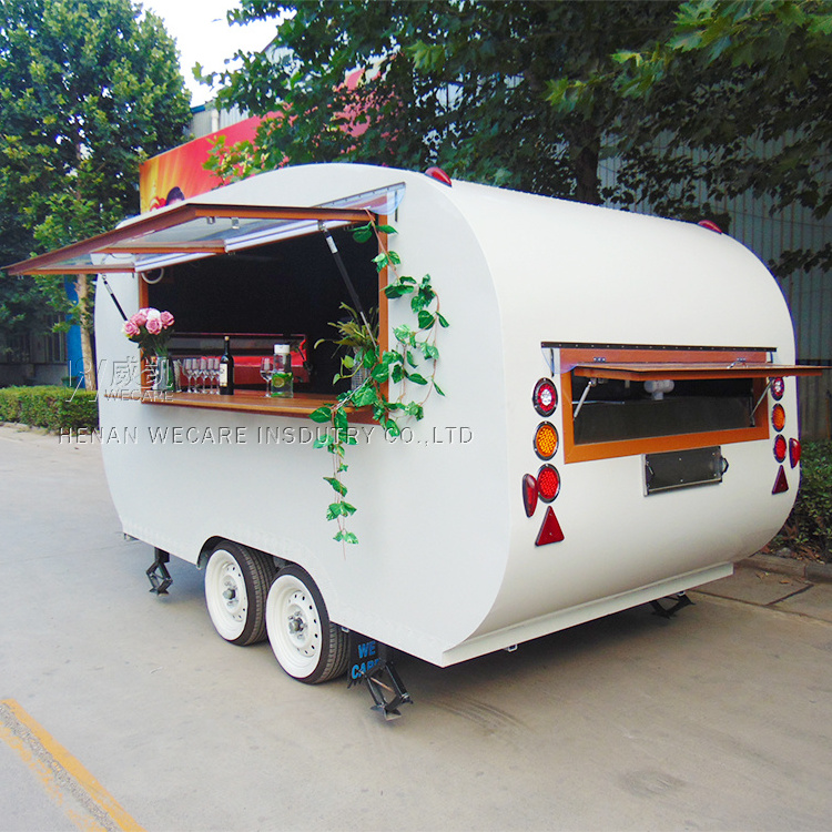 Factory price commercial catering trailer mobile snack juice drink bar trailer mobile bar beer truck vintage food truck for sale