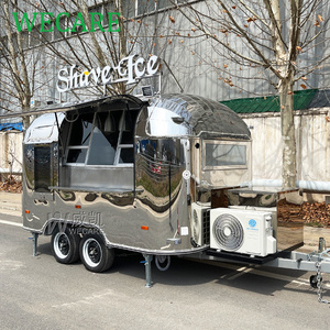 Wecare 350*210*210cm ice cream food truck mobile coffee cart catering trailer food