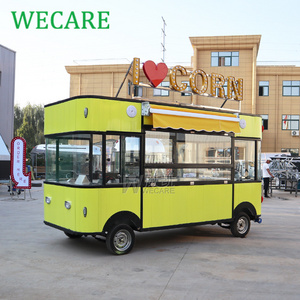 Wecare Street Electric Ice Cream Hot dog Cart Snack Food Shop Mobile Fast Food Car For Sale