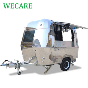 Wecare Concession Food Trailer For Cooking Equipment/ Ice Cream Hamburger Candy Waffle Mobile Food Cart Food Truck