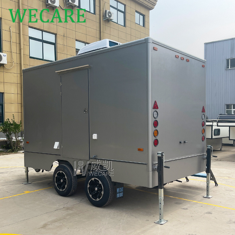 Wecare outdoor mobile luxury bathroom portable restroom toilet trailer camping and shower room