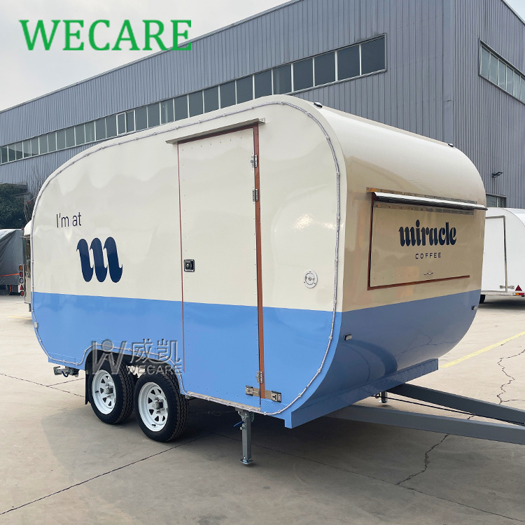 Wecare Concession Catering Mobile Bar BBQ Food Trailer Fully Equipped Ice Cream Coffee Fast Food Truck