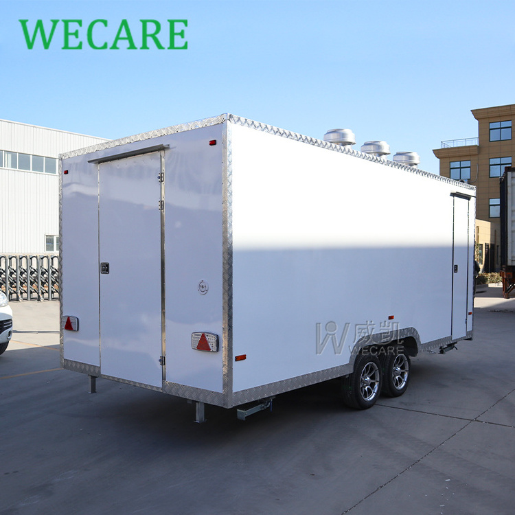 Wecare pizza foodtruck food truck mobile bar trailer restaurant trucks with full kitchen