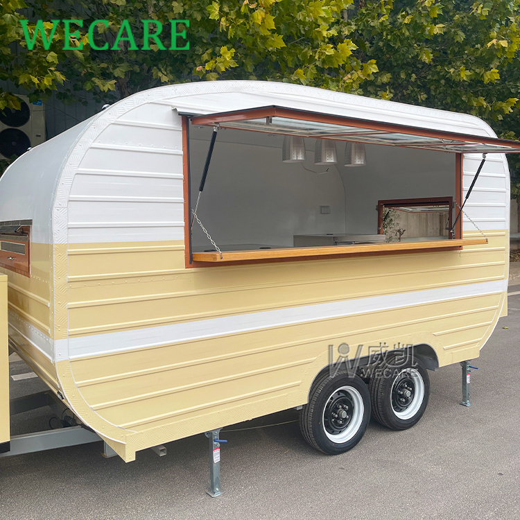 Wecare trailers food mobile kitchen bar snack cart catering food trailer concession foodtruck bbq food truck