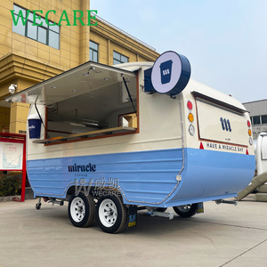 Wecare Concession Catering Mobile Bar BBQ Food Trailer Fully Equipped Ice Cream Coffee Fast Food Truck