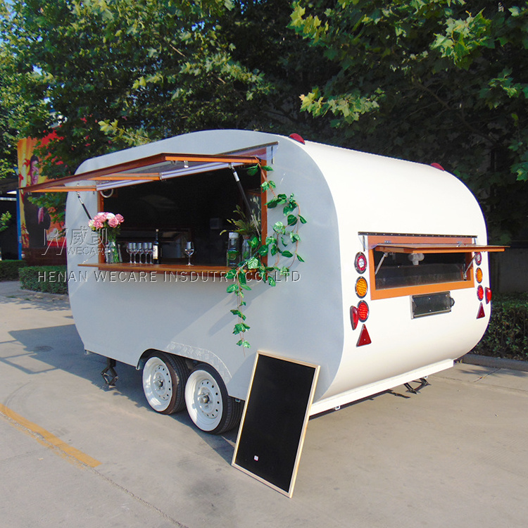 Factory price commercial catering trailer mobile snack juice drink bar trailer mobile bar beer truck vintage food truck for sale