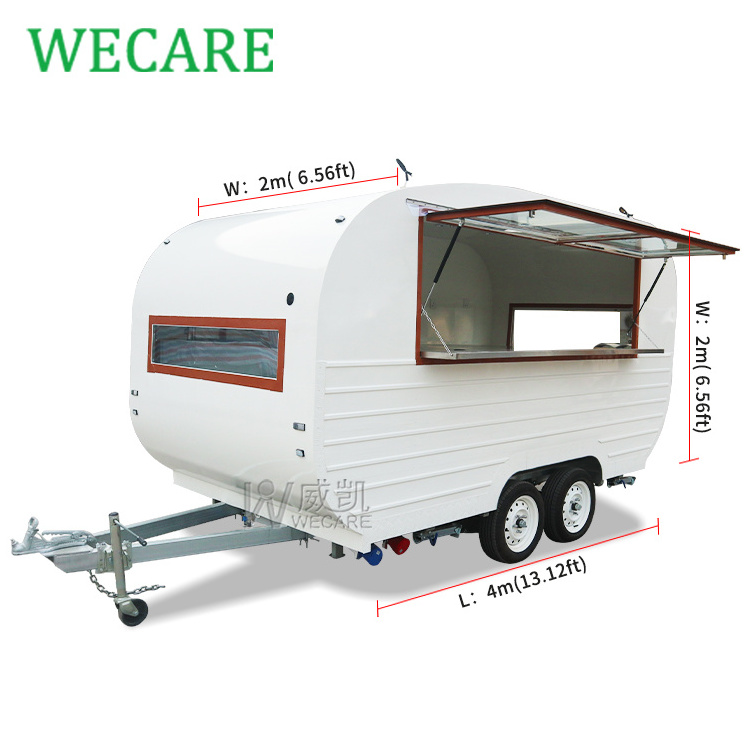 Wecare juice bar fast street vendor snack food car consession coffee beer ice cream food truck trailer hot dog churros cart