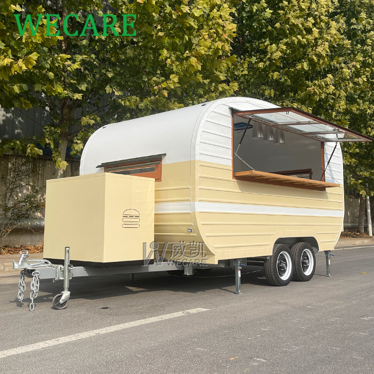 Wecare trailers food mobile kitchen bar snack cart catering food trailer concession foodtruck bbq food truck