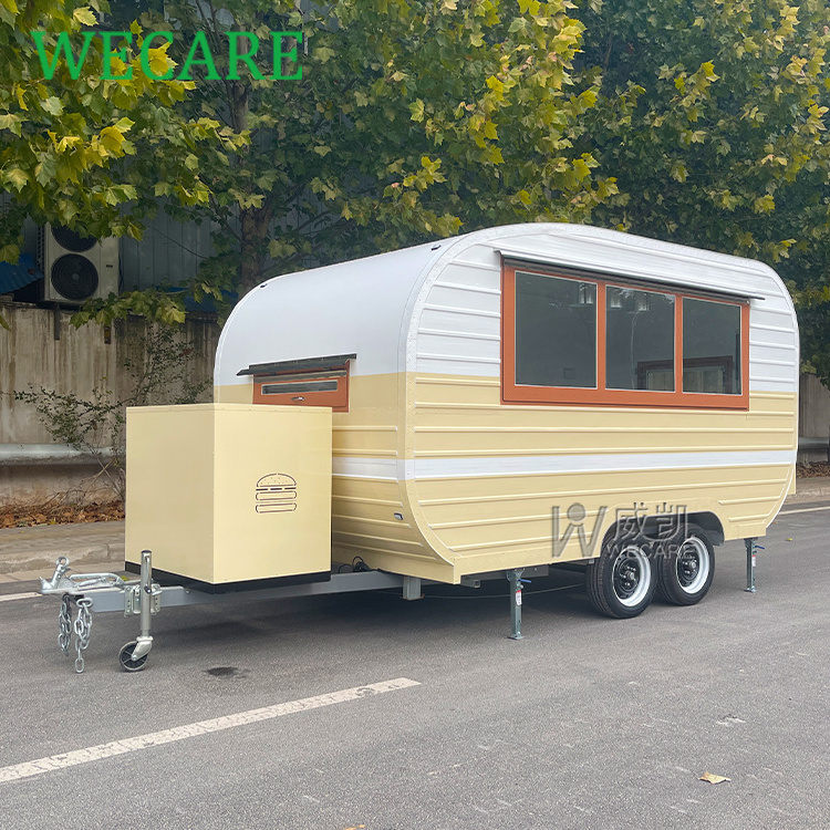 Wecare trailers food mobile kitchen bar snack cart catering food trailer concession foodtruck bbq food truck