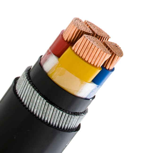 4 core armored power cable 600V copper core power cable and copper cables