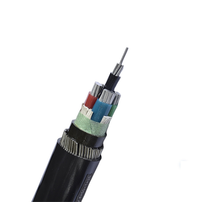 Solid conductor 4 core armoured cable bending resistance steel wire high quality power cable price