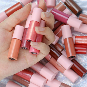 Free Makeup Samples 40 Shades Nude Glossy Mini Lip Gloss Set Shimmer Glitter Lipgloss Vendor