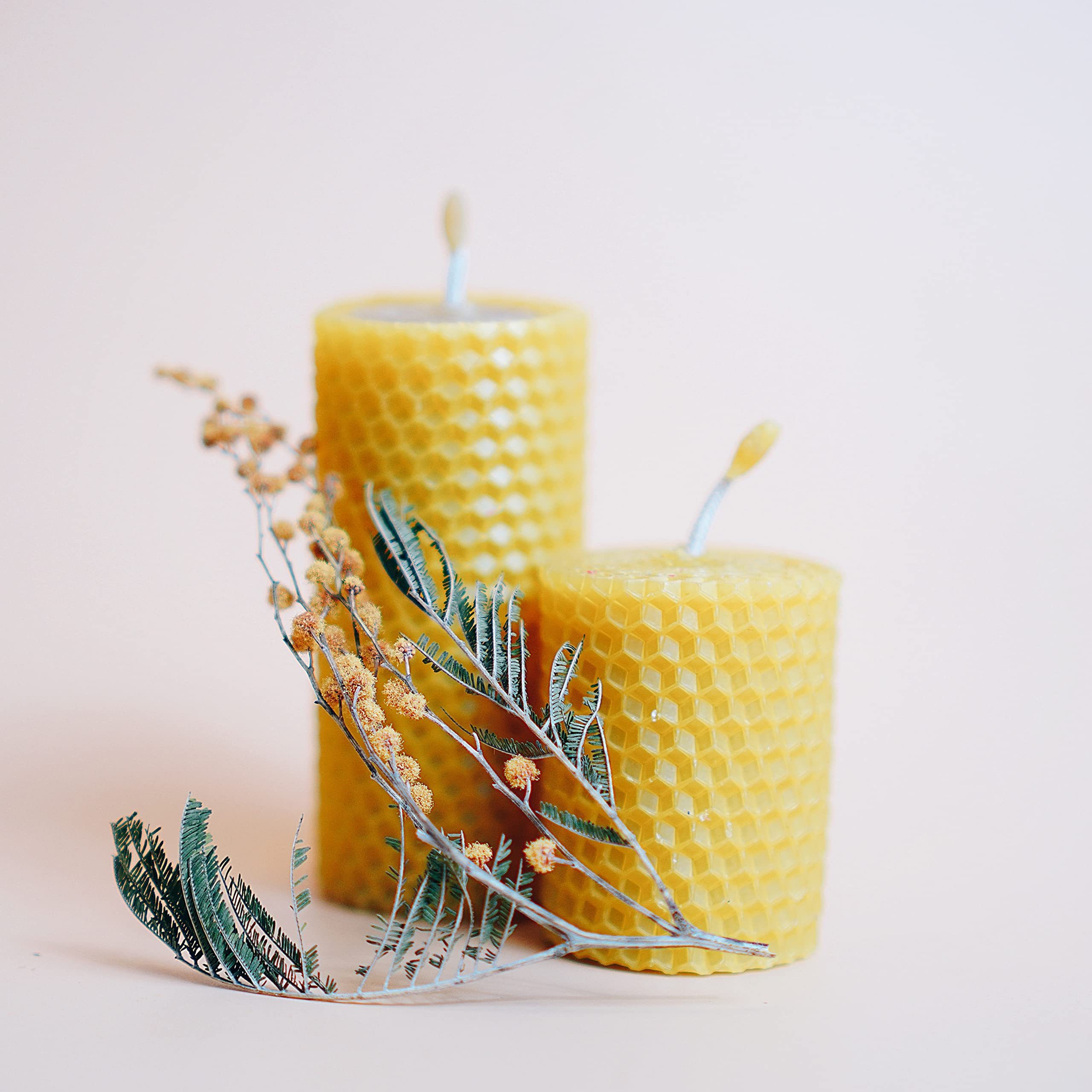 Colorful DIY Honeycomb Beeswax Candles Supplier For Festival