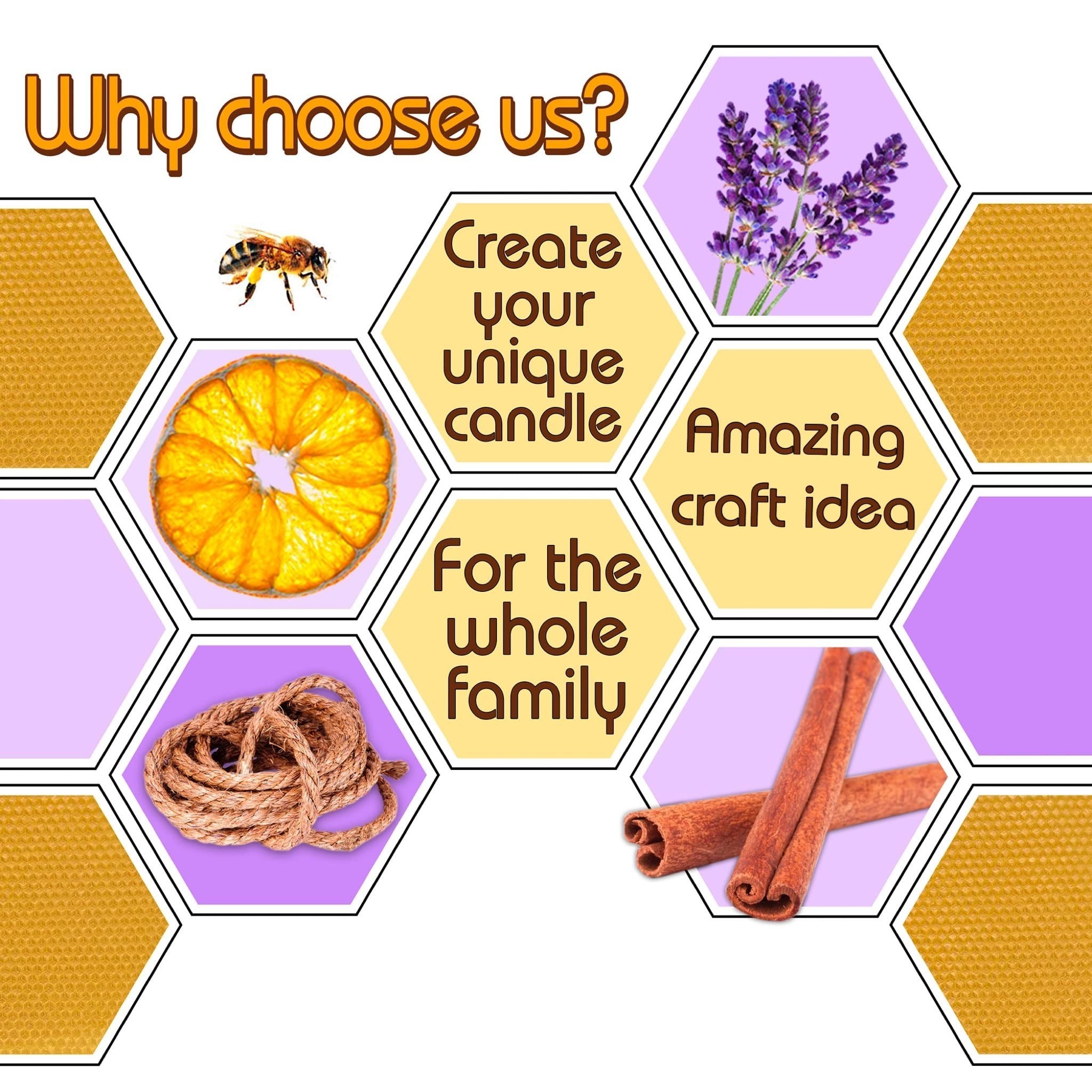 Colorful DIY Honeycomb Beeswax Candles Supplier For Festival