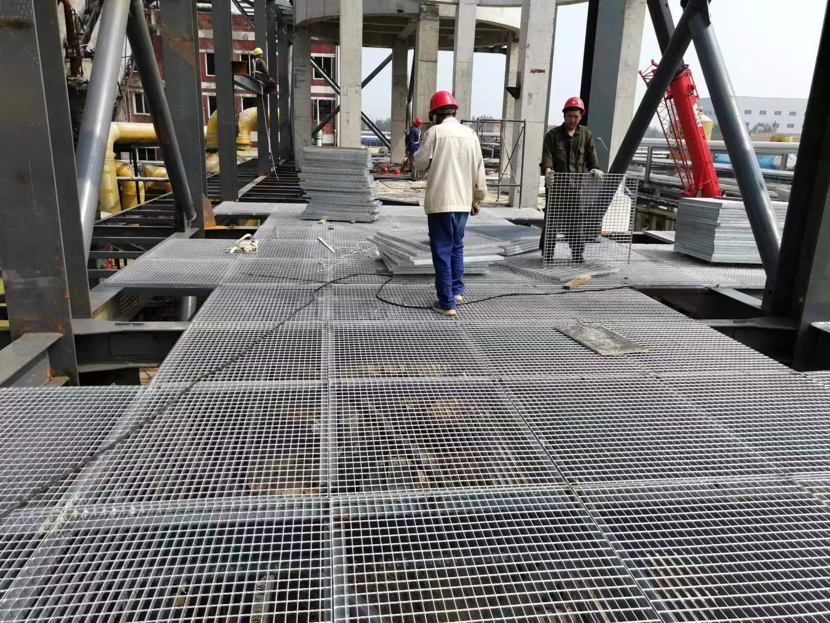 Customized Anti Corrosion Heavy Duty Walkway Hot Dip Galvanized Steel Grating Slab