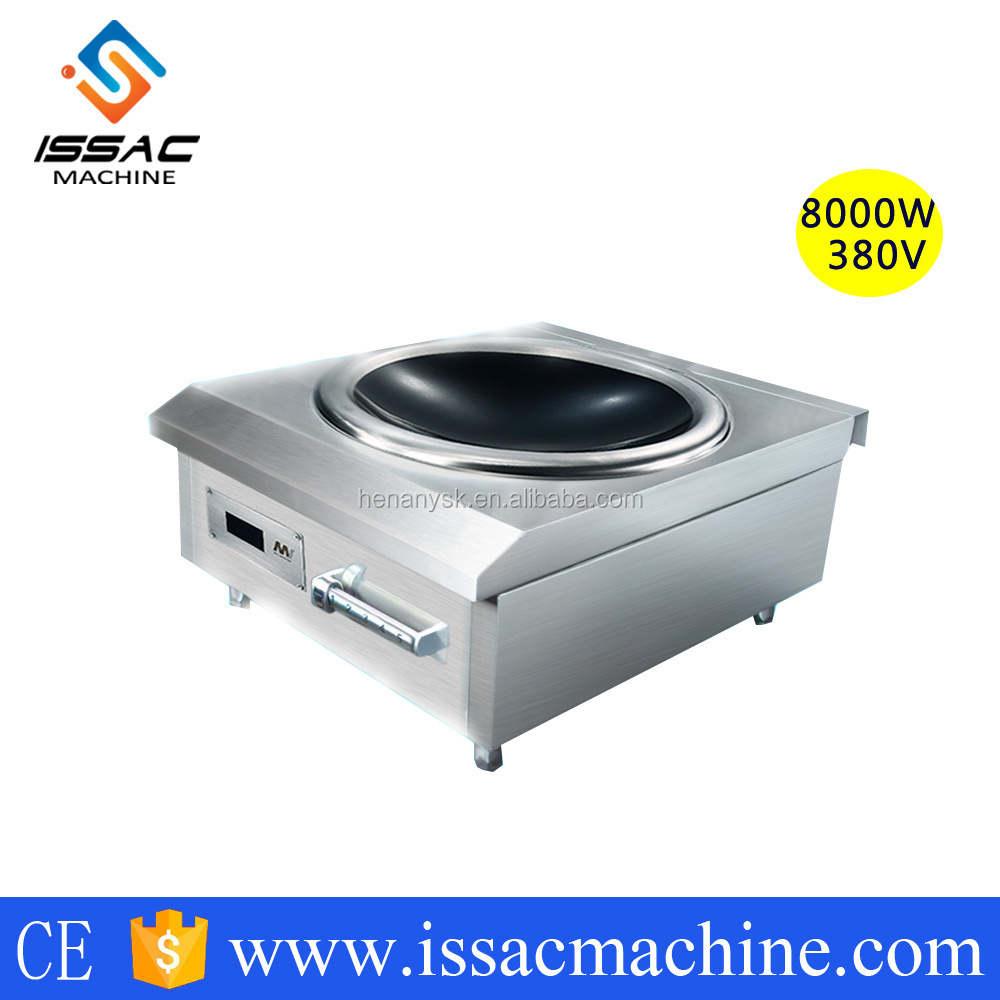 High-Power Induction Cooker 8KW Stainless Steel Concave Electro Magnetic Stove Induction Cooker