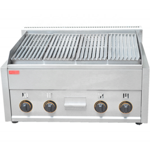 High Quality Commercial Electrical Stainless Steel Smokeless Gas Lava Rock BBQ Grill