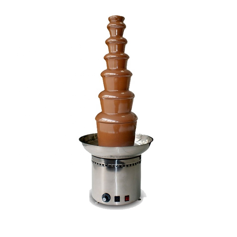 5-Layers Stainless Steel Chocolate Fountain Machine 5 Chocolate Fountain For Hotel