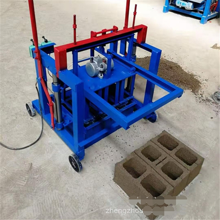 Direct Push Brick Making Machinery Small Cement Brick Block Making Machine Price Manual Baking Free Brick Making Machine