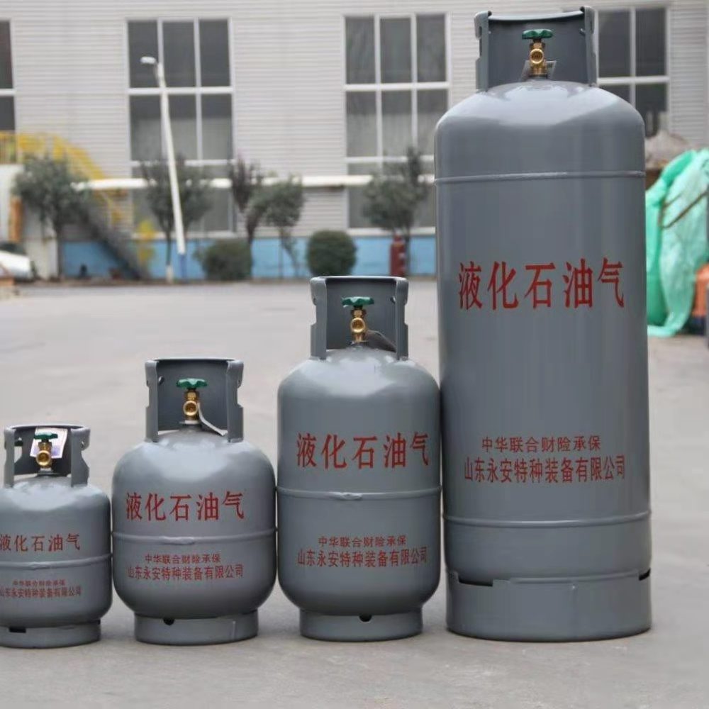 Propane Butane Steel Cylinder 5kg Composite LPG Cylinder Kitchen Restaurant Cooking Household Commercial Gas Tank