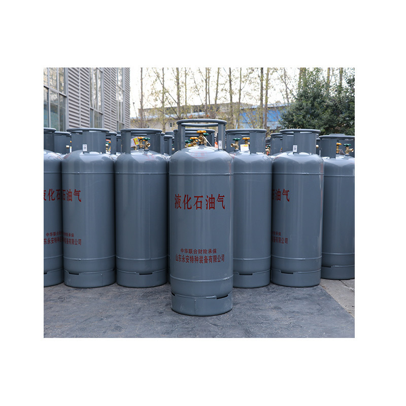 Industry Steel Cylinder 50kg Double valve Composite LPG Cylinder Kitchen Restaurant Cooking Commercial Propane Butane Gas Tank