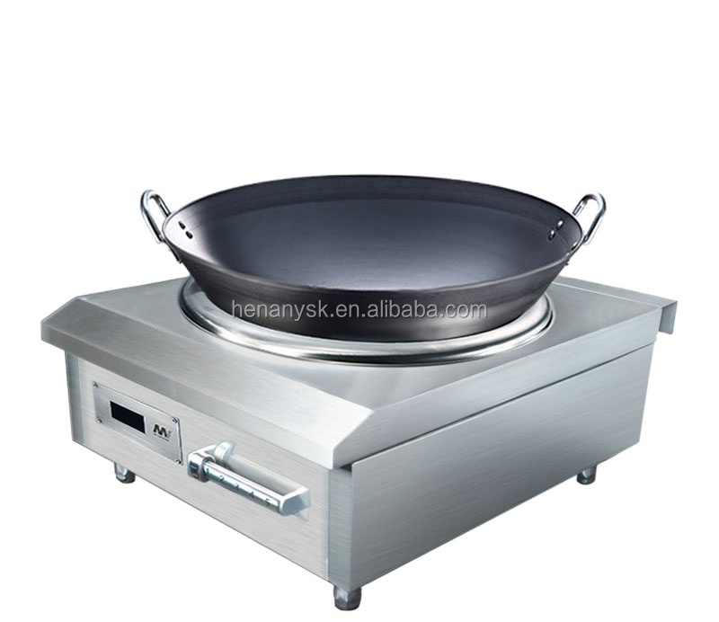 High-Power Induction Cooker 8KW Stainless Steel Concave Electro Magnetic Stove Induction Cooker