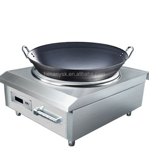 High-Power Induction Cooker 8KW Stainless Steel Concave Electro Magnetic Stove Induction Cooker