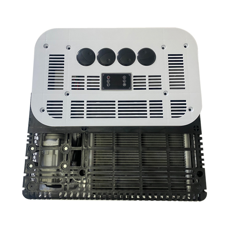 Roof top 12 volt 24v truck sleeper air conditioner for van