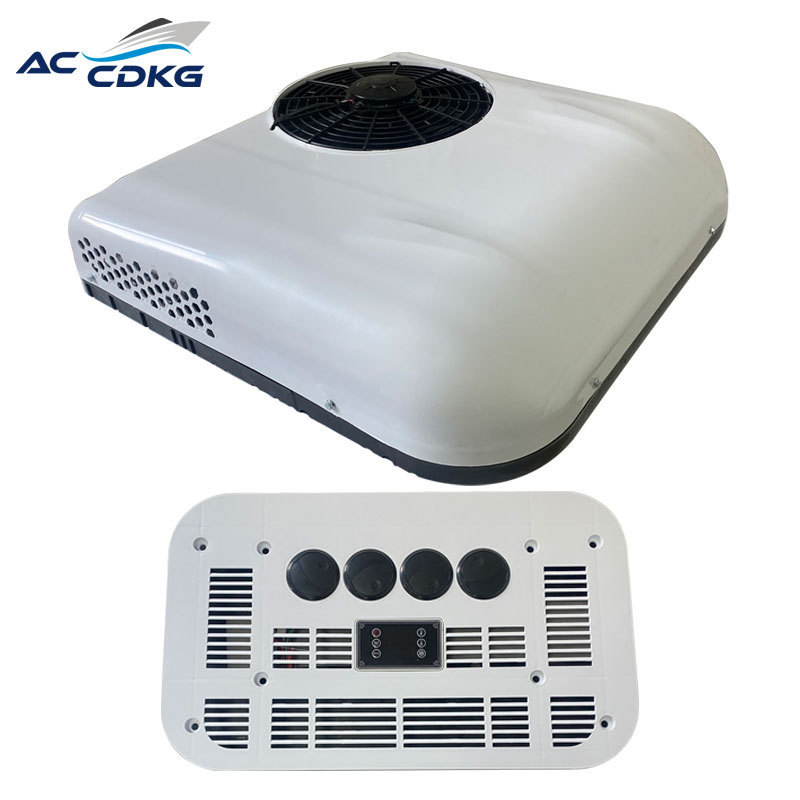 Roof top 12 volt 24v truck sleeper air conditioner for van