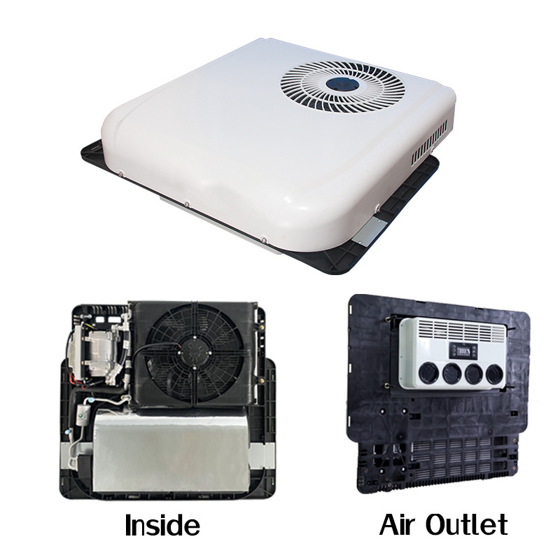 Universal Overhead Rooftop Portable Carrier Van Rv Ac Service 12 Volt Air Conditioner System Units For Motorhomes Caravan